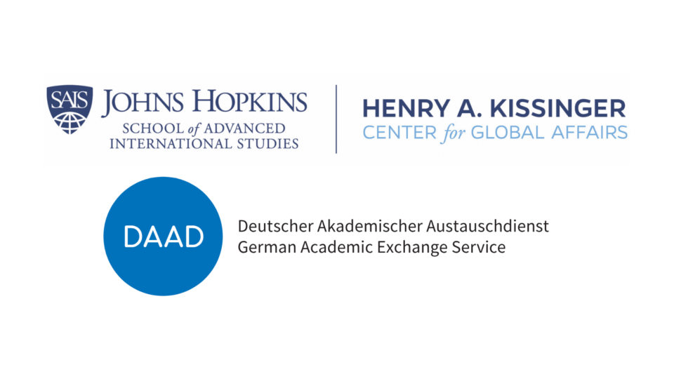 DAAD Postdoctoral Fellows at SAIS Johns Hopkins University 2026-2027