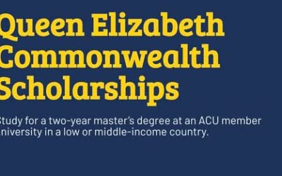 Queen Elizabeth Commonwealth Scholarships (QECS) 2026/2027