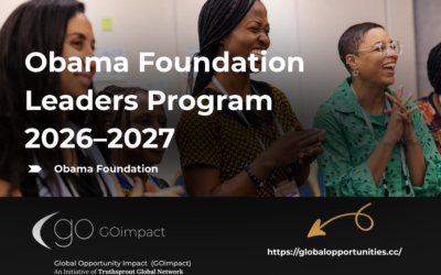 Obama Foundation Leaders Program 2026–2027