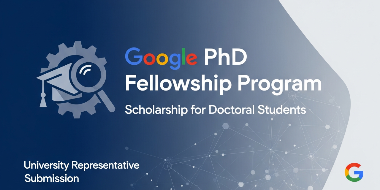 GOOGLE PHD FELLOWSHIP PROGRAM 2026
